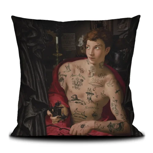 Coussin 50 x 50 Le Tatoueur