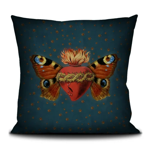 Coussin 50 x 50 Papillon Sacré
