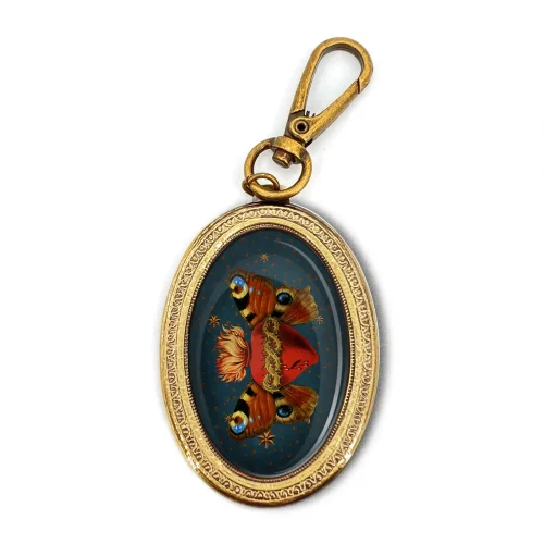 Porte-clefs Papillon Sacré