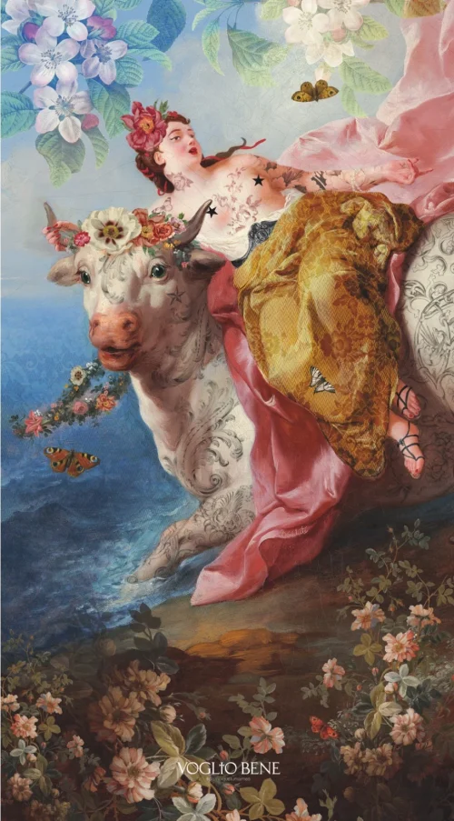 Tenture La Vache 80x144