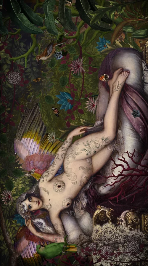 Tenture Songe d'une nuit d'été 140x250