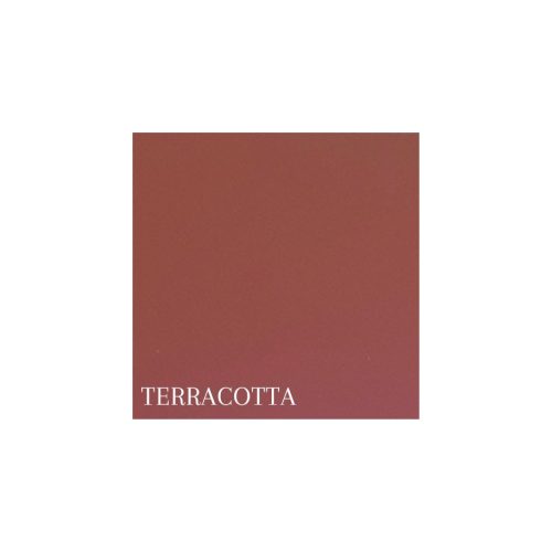 Table aluminium 75 x 80 - Terracotta