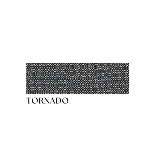 Canapé bas en Teck DIVANO avec coussins Sunbrella Premium - Tornado